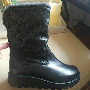 Berkemann New All Leather Black winter boot
